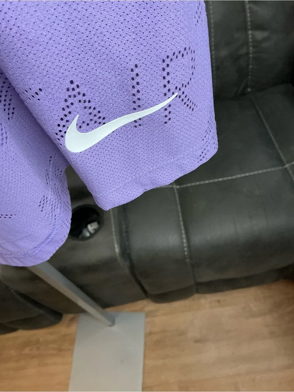 Nike Lavender Muscle Tee — Purple Nike Air Print